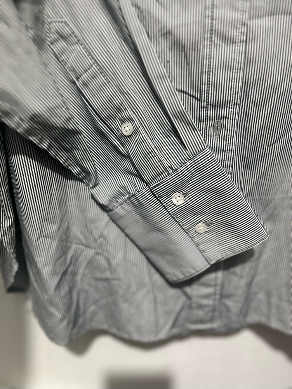 TWP | Women’s Striped Button Down Shirt Blouse Top Size Medium Large - Picture 4 of 5
